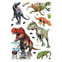 Adesivos 3D 63 x 37 cm Dinossauros - Pais e Filhos