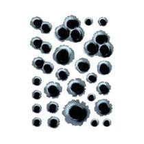 Adesivos 3D De Buracos De Bala Para Carros, Decalques DIY Para Motocicletas, Acessórios De