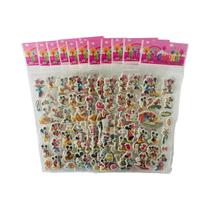 Adesivos 3D Disney Mickey, Conjunto Com 12 Peças, Decalques Fofos Para Recompensa, Materiais De