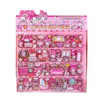 Adesivos 3D Dupla Camada Sanrio Kuromi Melody Engraçados E Fofos Para Casa, Laptop, Telefone E