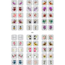 Adesivos 3d para Unha 240 Película Colorida Nail art