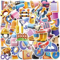 Adesivos 3D Tool Creative Cartoon DIY Tools x50 Waterproof