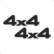 Adesivos 4x4 L200 Outdoor 2020 Glx Emblema Lateral Preto