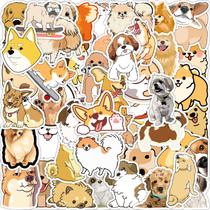 Adesivos, 50 unidades/lote, vinil para cães, decalques de grafite impermeáveis Adesivos, 50 unidades/lote, vinil para cães, decalques de grafite impermeáveis