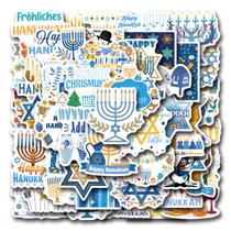 Adesivos, 55 unidades/lote, vinil impermeável Hanukkahs, anime, 5-7 cm Adesivos, 55 unidades/lote, vinil impermeável Hanukkahs, anime, 5-7 cm