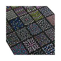 Adesivos 5D Kawaii para Unhas Infantis - Borboletas, Flores e Arco-Íris