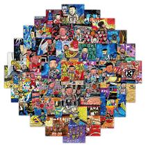 Adesivos, 60 unidades/lote, Footballs Stars, vinil impermeável, conjunto de anime