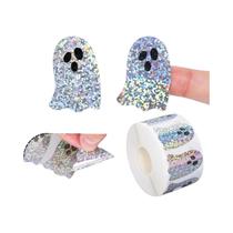 Adesivos À Prova d'Água Em Forma De Fantasma Com Glitter Para Decoração De Envelopes De Festa De Adesivos À Prova d'Água Em Forma De Fantasma Com Glitter Para Decoração De Envelopes De Festa De