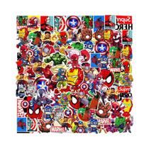 Adesivos À Prova D'água Marvel Avengers, 100 Peças, Decalques De Super-heróis Para Skate, Laptop,