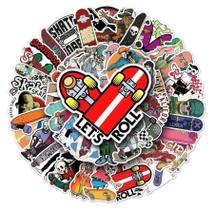 Adesivos A Prova Dágua Caderno Celular Skate Street Radical