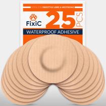 Adesivos adesivos FixiС, pacote com 25, à prova d'água para sensor Libre