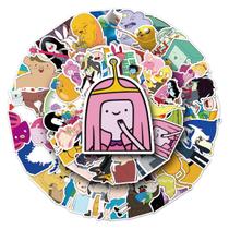 Adesivos Adventure Time with Finns Jake Anime 50 unidades de PVC Adesivos Adventure Time with Finns Jake Anime 50 unidades de PVC