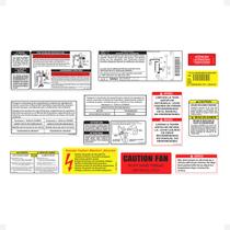 Adesivos Advertência Compatível Ranger STX 1995 - Genérico