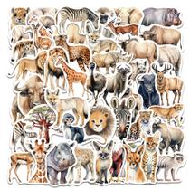 Adesivos African Animal Migration em vinil em aquarela x50
