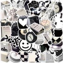 Adesivos Alarm Clock Cake, vinil impermeável, 50 unidades/lote