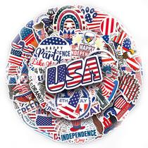 Adesivos Americans Independences Days Waterproof V (50 unidades)