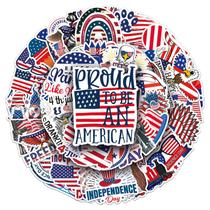 Adesivos Americans Independences Days Waterproof V 50 unidades