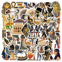 Adesivos Ancients Egyptians, vinil impermeável, anime, 50 unidades