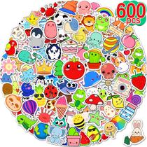 Adesivos Apakkai Cute, 600 unidades para crianças, garrafas de água e laptop Adesivos Apakkai Cute, 600 unidades para crianças, garrafas de água e laptop