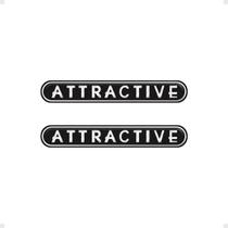 Adesivos Attractive Compatível Uno Palio Emblema De Colunas