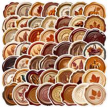 Adesivos Autums Falls Waxs Seals Fussys Waterproof (50 unidades)