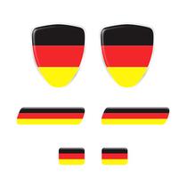 Adesivos Bandeira Alemanha Emblemas Escudo Placa Resinados