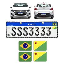 Adesivos Bandeiras Brasil E Acre Placa Nova Carro Resinados Adesivos Bandeiras Brasil E Acre Placa Nova Carro Resinados