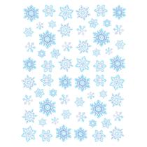 Adesivos Beistle Snowflake Winter Decor 15 ícones por folha