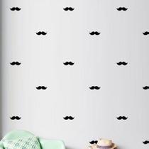 Adesivos Bigode 50 unidades 3cmx7cm cada cabelereiro barbearia