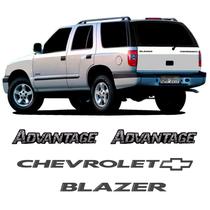 Adesivos Blazer Advantage 2007 Emblema Chevrolet Resinados