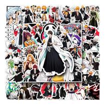 Adesivos Bleachs, vinil impermeável, anime, 50 unidades/lote D Adesivos Bleachs, vinil impermeável, anime, 50 unidades/lote D