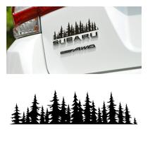 Adesivos Blilo Pine Tree Forest para carro em PVC premium de 18 cm