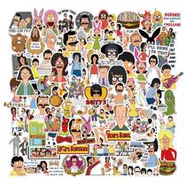 Adesivos Bobs Burgers Seasons em vinil impermeável 100 unidades/lote