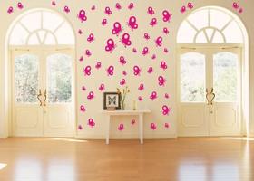 Adesivos Borboletas Asas Aredondadas kit com 68 Borboletas Adesivos Borboletas Asas Aredondadas kit com 68 Borboletas