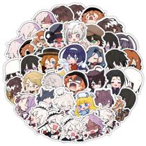 Adesivos Bungos Strays Dogs em vinil impermeável Anime x60 Adesivos Bungos Strays Dogs em vinil impermeável Anime x60