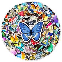 Adesivos Butterfly Insect Vinil Impermeável Graffiti 108 unidades