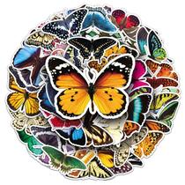 Adesivos Butterfly Insect Vinil Impermeável Graffiti 50 unidades
