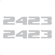 Adesivos Caminhão 2423 Cargo Novo Emblema Lateral Genérico Adesivos Caminhão 2423 Cargo Novo Emblema Lateral Genérico
