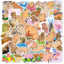 Adesivos Capybaras Waterproof Vinyl Anime 50 unidades/lote 5-7 cm