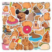 Adesivos Capybaras Waterproof Vinyl Anime 60 unidades/lote 5-7 cm Adesivos Capybaras Waterproof Vinyl Anime 60 unidades/lote 5-7 cm