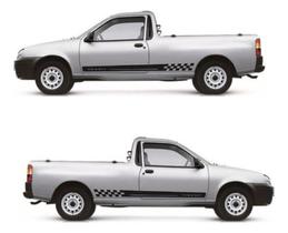 Adesivos Carro Ford Courier Faixas Laterais Em Vinil