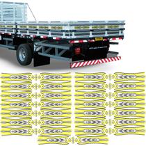 Adesivos Carroceria Caminhão Universal Kit Amarelo