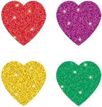Adesivos Carson Dellosa Multicolor Hearts Dazzle 440ct