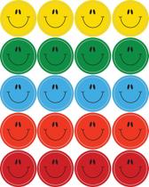Adesivos Carson Dellosa Smiley Faces com formas multicoloridas x120