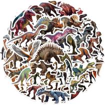 Adesivos Cartoon Jurassic Dinosaur em vinil impermeável x50
