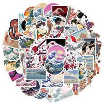 Adesivos Cartoon UkiYoes Anime 50 unidades em PVC impermeável Adesivos Cartoon UkiYoes Anime 50 unidades em PVC impermeável