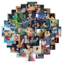 Adesivos Castle in the Skys Anime 60 peças em PVC impermeável