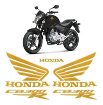 Adesivos Cb 300r Honda Emblema Resinado Dourado Adesivos Cb 300r Honda Emblema Resinado Dourado