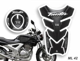 Adesivos Cbx 250 Twister Resinados Tankpad/bocal Preto Ml42 Adesivos Cbx 250 Twister Resinados Tankpad/bocal Preto Ml42
