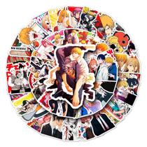 Adesivos Chainsaws Mans Anime Cartoon 51 peças de PVC impermeável